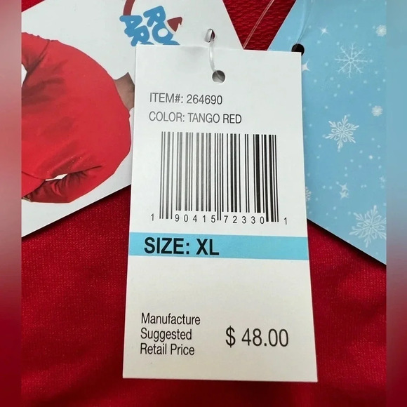 Rockin’ Around ladies holidays top. “Santa I can explain” Size: XL. - Picture 3 of 11